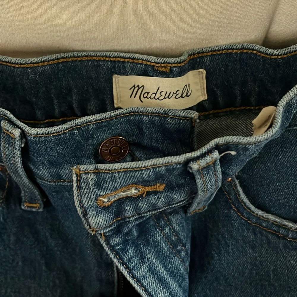 Madewell balloon jeans, size 27, hemmed